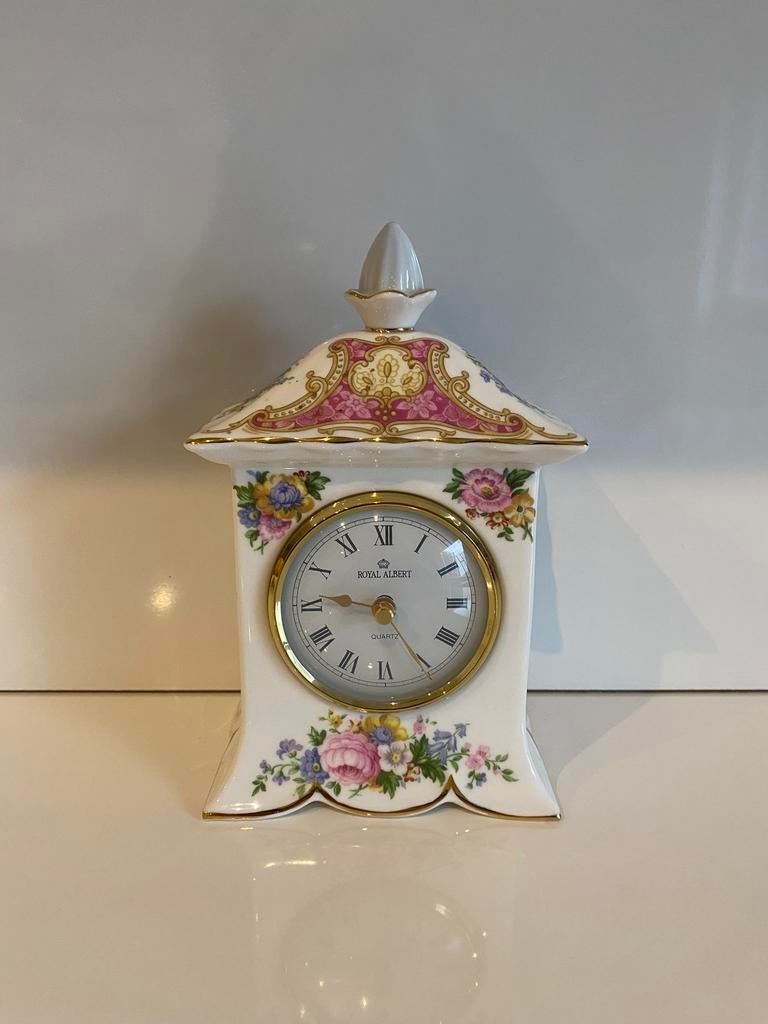 Royal Albert klok zeldzaam Lady Carlyle, Antiek en Kunst, Ophalen