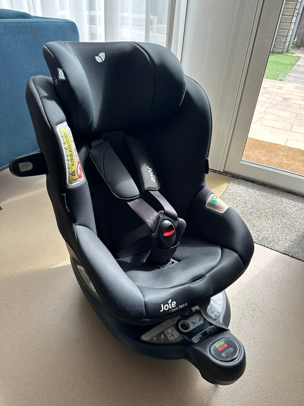 Joie i-spin 360 E, Knusse, hele veilige autostoel, Verstelbare rugleuning, Gebruikt, 9 t/m 18 kg, Isofix