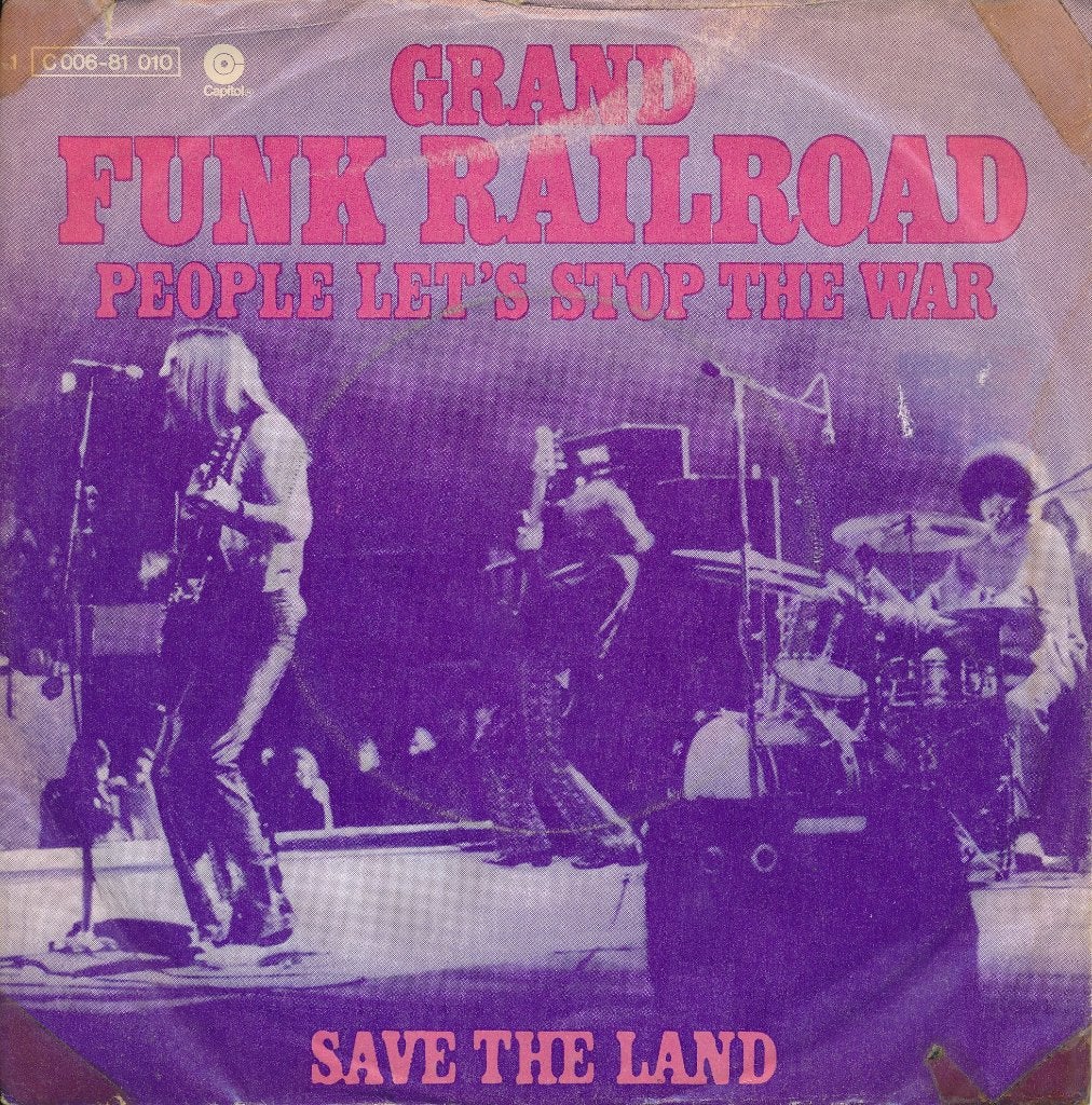 644 Grand Funk Railroad - People let's stop the war (1971), Ophalen of Verzenden, Gebruikt, 7 inch, Pop