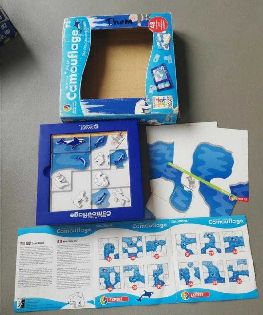 Camouflage north pole, smart games iq raadsels, Ophalen of Verzenden, Minder dan 500 stukjes, Zo goed als nieuw, Rubik's of 3D-puzzel
