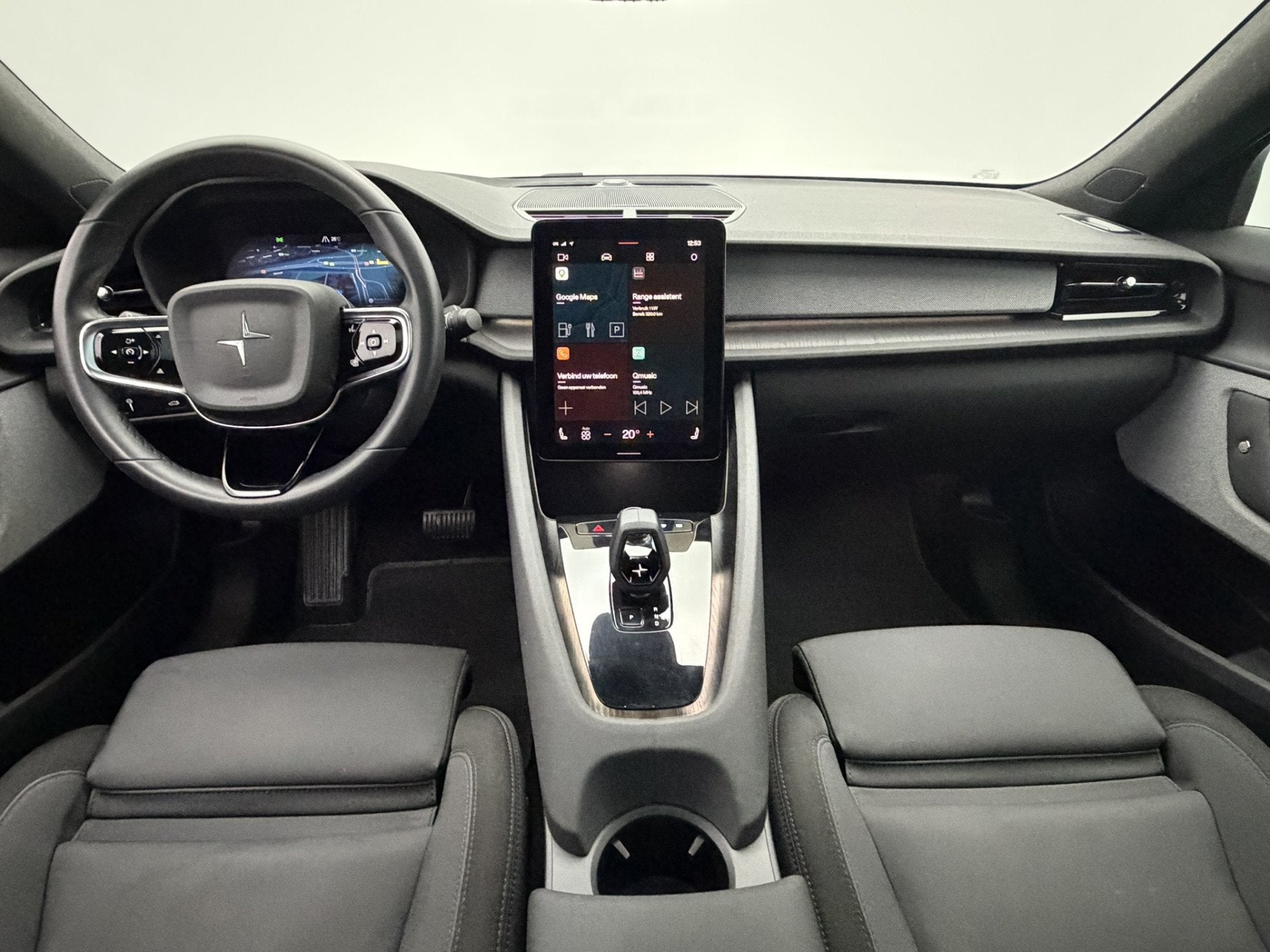 Polestar 2 Long Range Dual Motor Launch Edition 78kWh SOH 93, Polestar 2, Stof, Gebruikt, Zwart