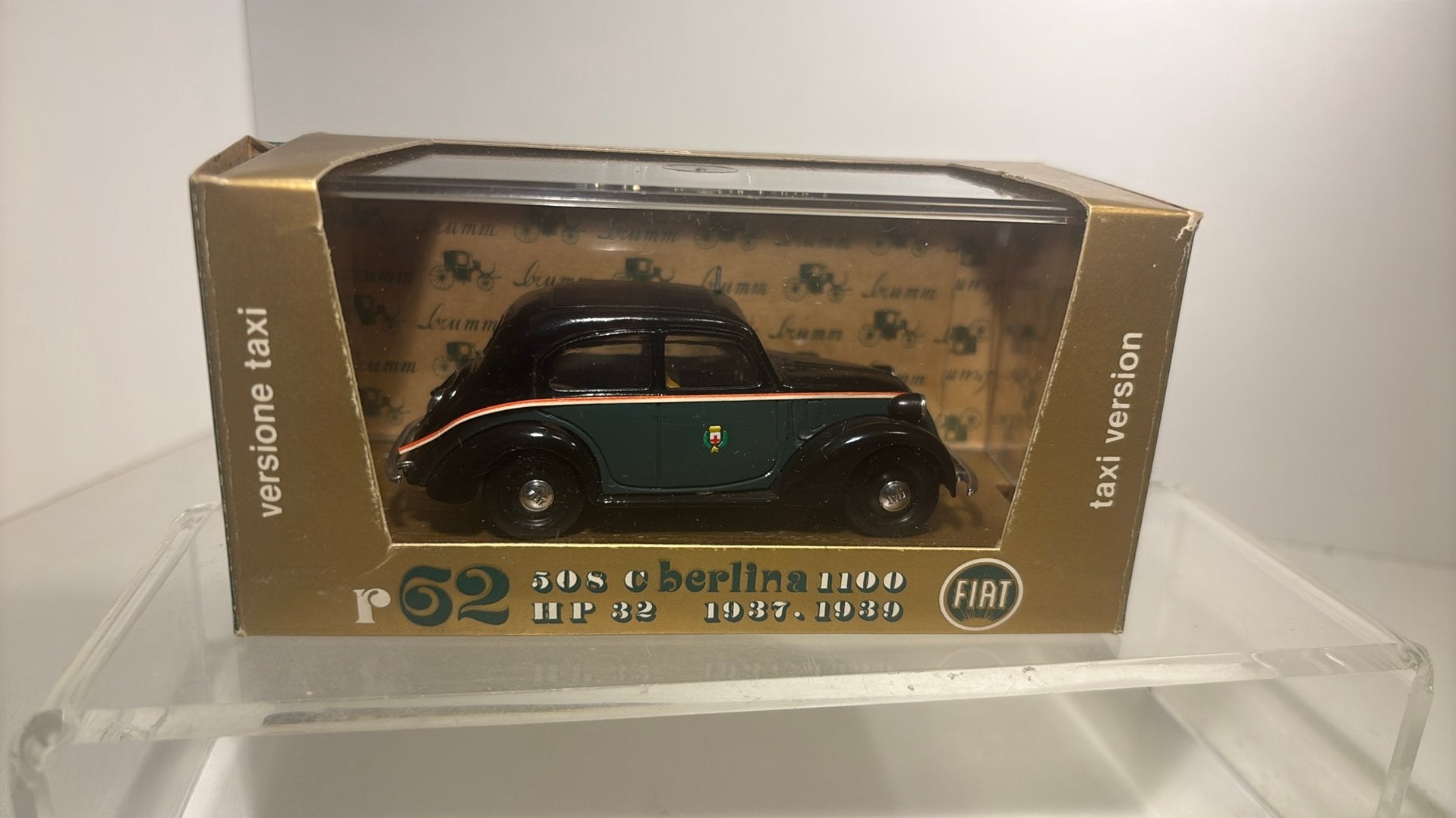 Fiat 508 c berlina 1100 brumm 1.43, Hobby en Vrije tijd, Modelauto's | 1:43, Overige merken, Auto, Ophalen of Verzenden, A