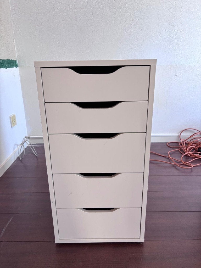 Ikea Alex Ladekast wit, Huis en Inrichting, Kasten | Ladekasten, Ophalen, Minder dan 50 cm, 100 tot 150 cm, Zo goed als nieuw