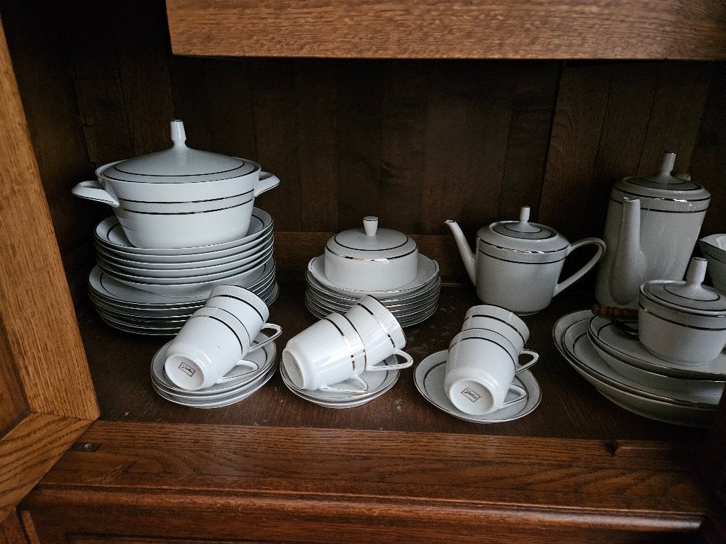 Vintage Geha Rotterdam porseleinen servies 60-delig, Ophalen