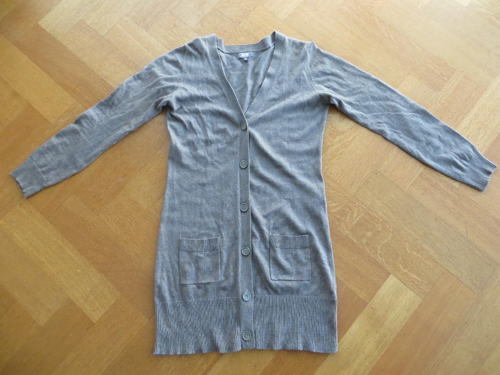 WE Vest Taupe met zakken op voorpand Katoen Cashmir Mt M, Ophalen of Verzenden, Zo goed als nieuw, Maat 38/40 (M), Bruin