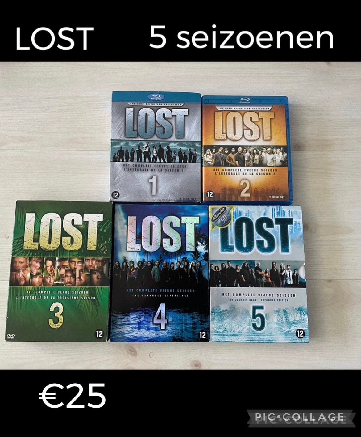 Lost - Seizoen 1 t/m 5, Gebruikt, Boxset, Science Fiction en Fantasy, Ophalen of Verzenden