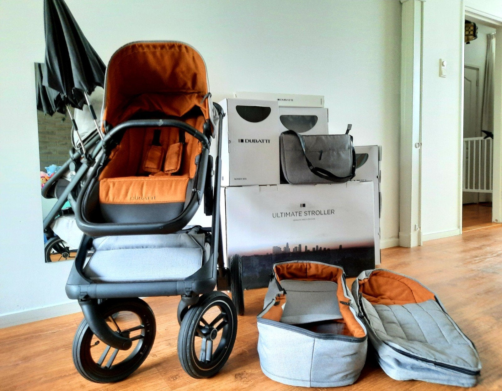 Kinderwagen Dubatti One, Kinderen en Baby's, Luchtbanden, Zo goed als nieuw, Ophalen, Kinderwagen