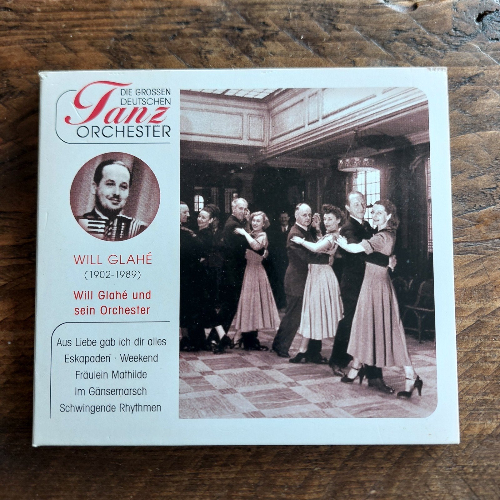CD Will Glahé: Die Grossen Deutschen Tanz Orchester Vol. 1, Dansmuziek, Ophalen of Verzenden, Zo goed als nieuw, Album