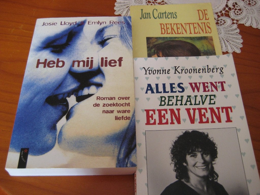 Heb mij lief, De Bekentenis, Alles went behalve een vent, Ophalen of Verzenden, Zo goed als nieuw