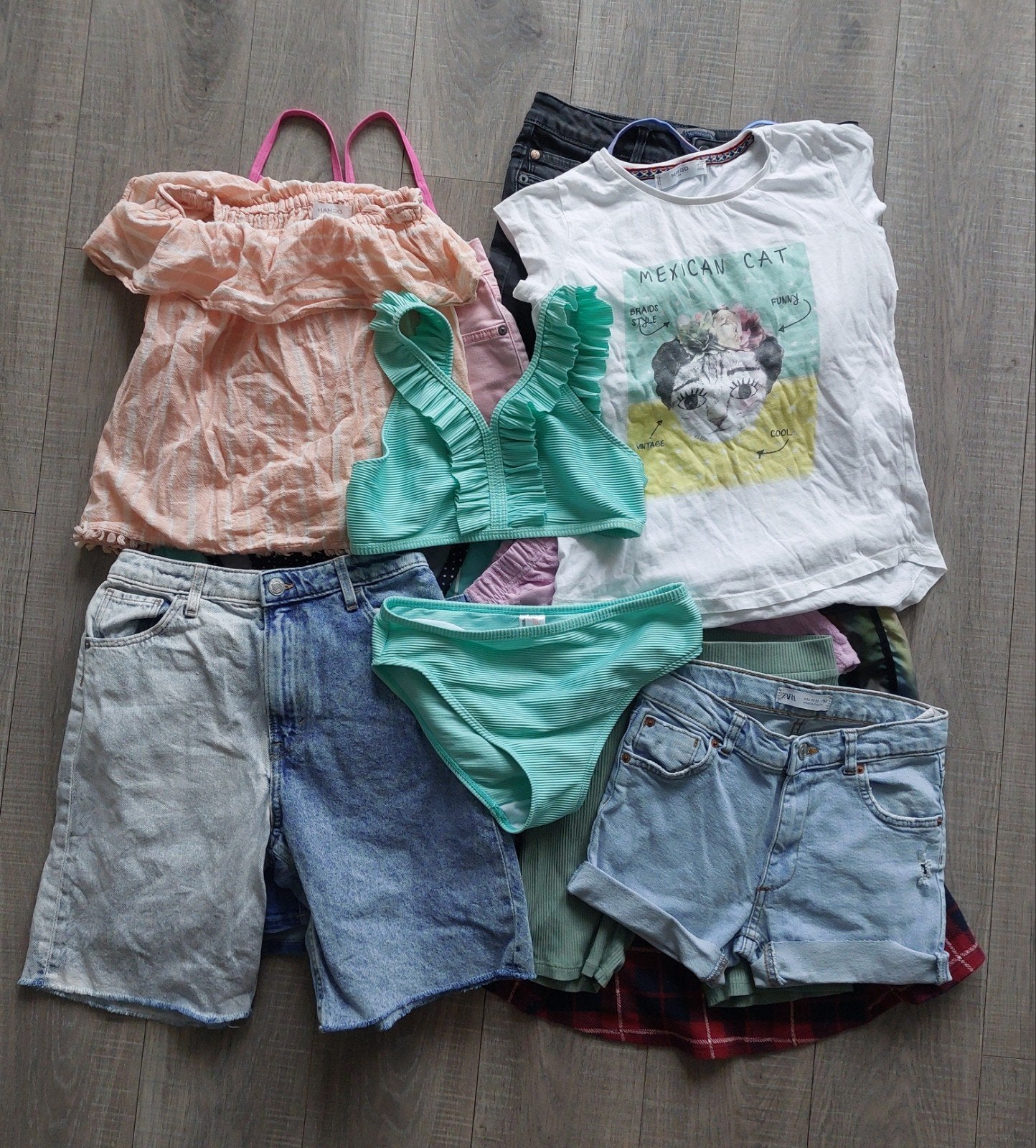 H&M Nike Jorden 7FAM Mango Zara 152, Meisje, Ophalen of Verzenden, Zo goed als nieuw, Shirt of Longsleeve