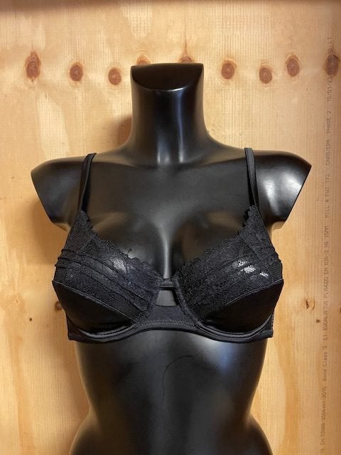 La perla studio bh maat 80b madison, Verzenden, Zwart, BH