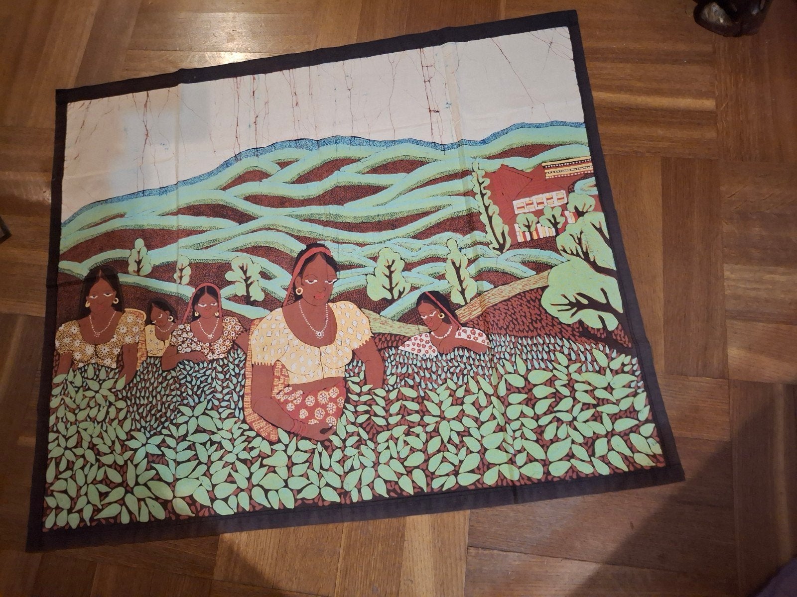 Indonesisch Batik Doek 98 x82 cm, Ophalen