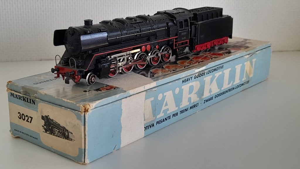 MARKLIN H0(3027)STOOMLOCOMOTIEF MET TENDER BR 44 VAN DE DB, Ophalen of Verzenden, Gebruikt, Trein, Overige typen