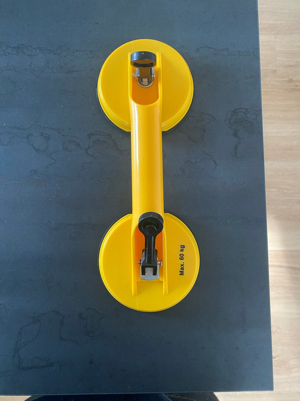 Zuignap glasdrager - Max. 60 kg, Ophalen of Verzenden, Gebruikt, Overige typen, Overige merken