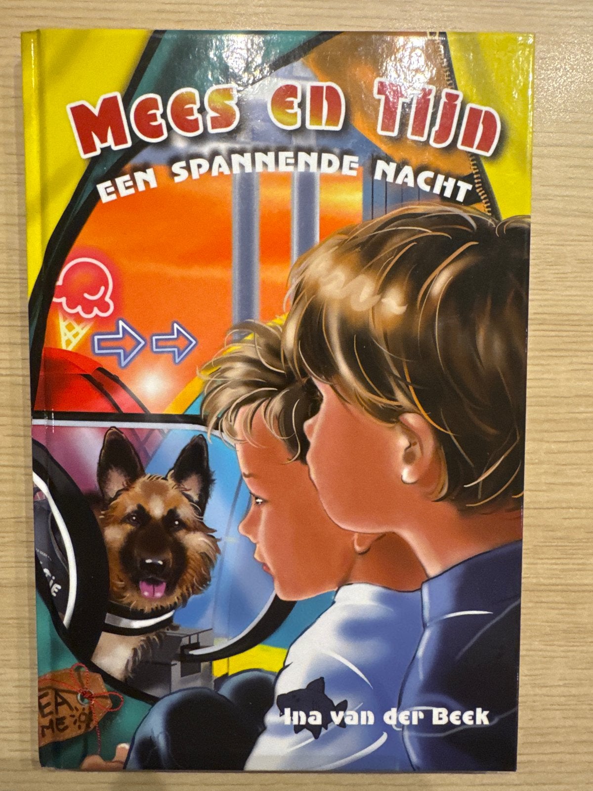 Mees en Tijn: Een Spannende Nacht - Ina van der Beek, Boeken, Ophalen of Verzenden, Zo goed als nieuw, Fictie algemeen