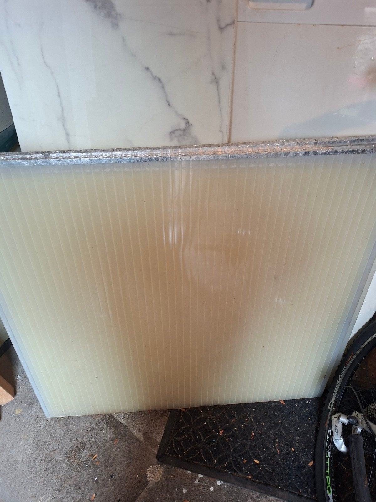2   polycarbonaat platen te koop, Ophalen, Gebruikt, Overige materialen, 20 tot 50 mm