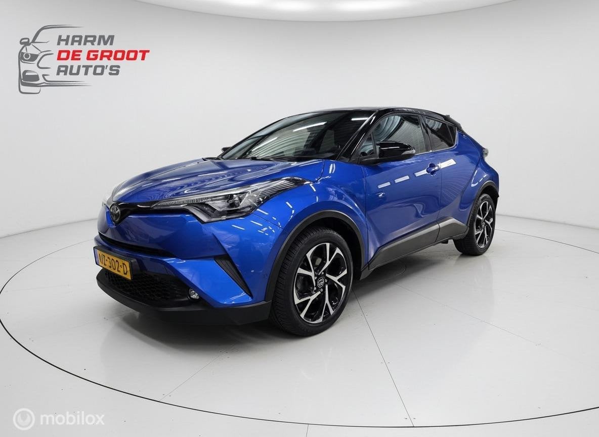 Toyota C-HR 1.2 Bi-Tone Plus/Camera/PDC/ACC/JBL/Trekhaak/Nap, Auto's, Stof, Gebruikt, Blauw, 116 pk