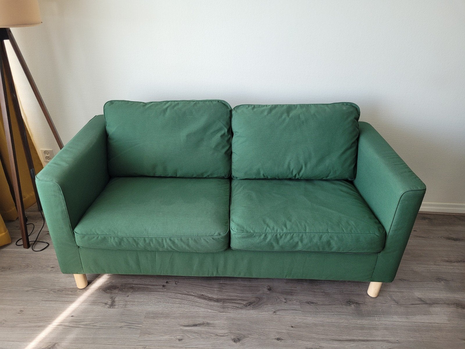 Groene tweepersoonsbank ،IKEA PÄRUP, Ophalen, 150 tot 200 cm, Tweepersoons, 75 tot 100 cm