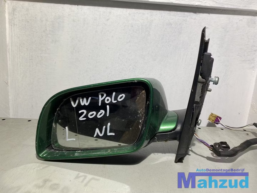 VW POLO 9N Links linker spiegel groen LA6S, Auto-onderdelen, Spiegels, Info@fabrikant.eu, Fabrikantstraat 1
1000 AA  Amsterdam, NL