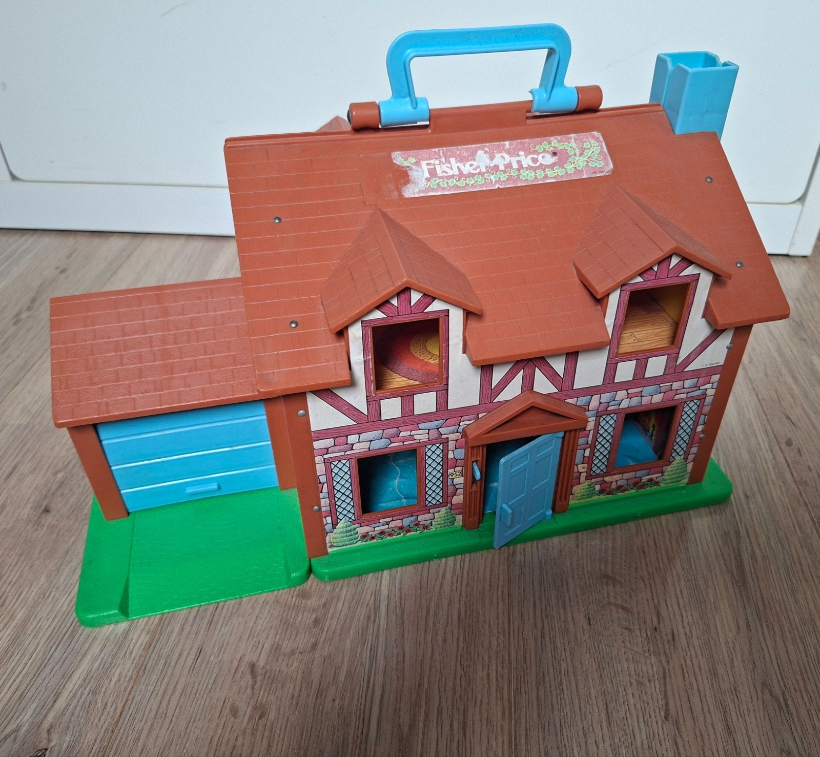 Vintage Fisher-Price Poppenhuis, Ophalen of Verzenden, Gebruikt, Poppenhuis