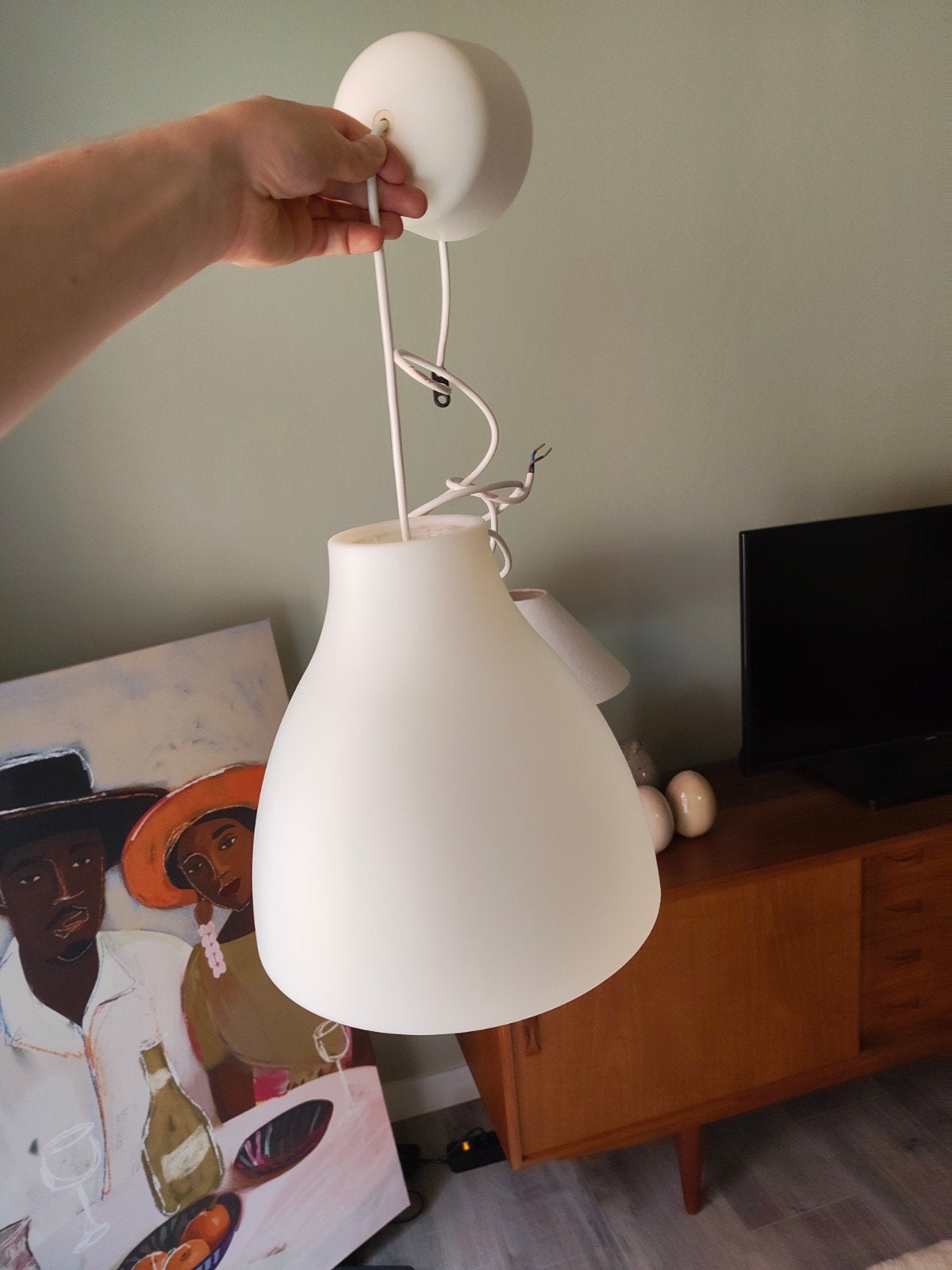 Gratis - Ikea hanglamp, Huis en Inrichting, Lampen | Hanglampen, Ophalen