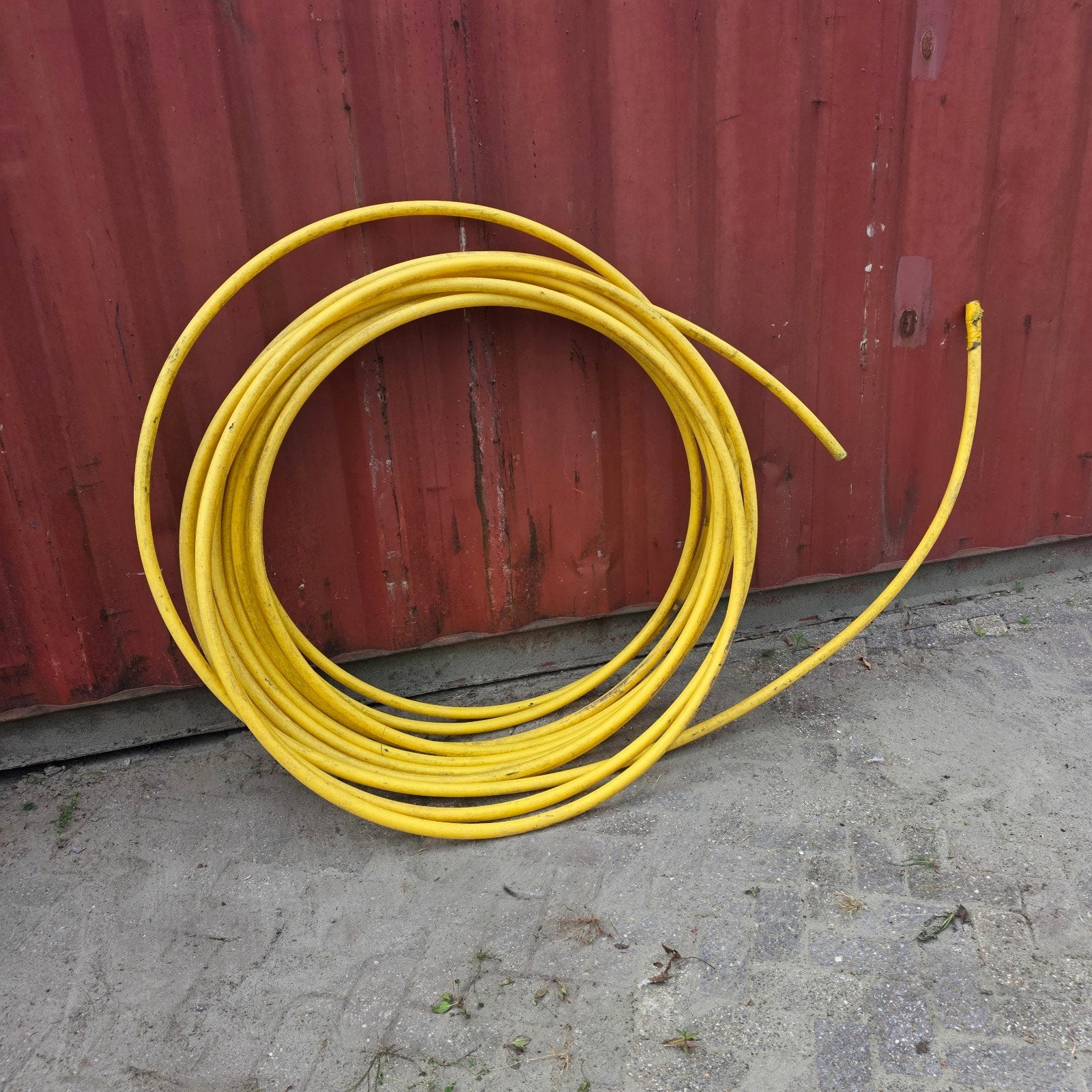 Povalene gasslang, kleine 40 meter, Ophalen, Gebruikt