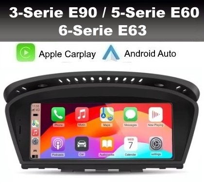 BMW 3serie E93 E92 5serie E61 navigatie android 14 carplay, Ophalen of Verzenden, Nieuw