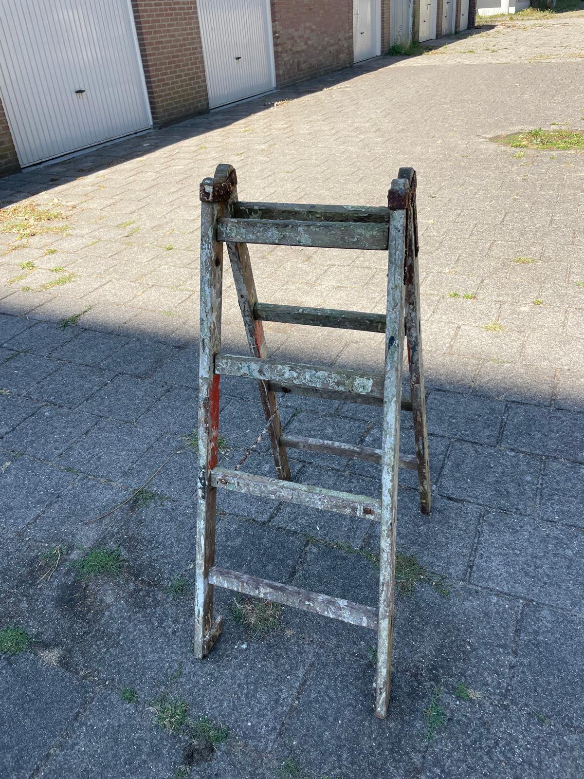 Ladder, Doe-het-zelf en Verbouw, Ladders en Trappen, Ophalen, Gebruikt, Minder dan 2 meter