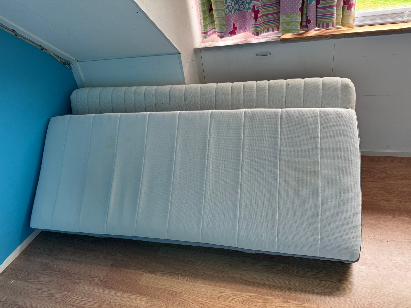 Ikea matras 90x200, Ophalen, Zo goed als nieuw, Eenpersoons, 90 cm