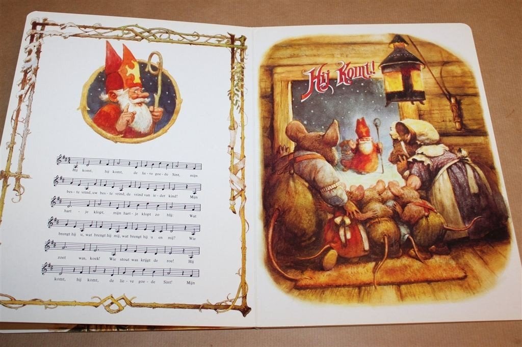 Kabouter Sinterklaasboek — Rien Poortvliet, Kartonboek, Gebruikt, -, -, Ophalen of Verzenden