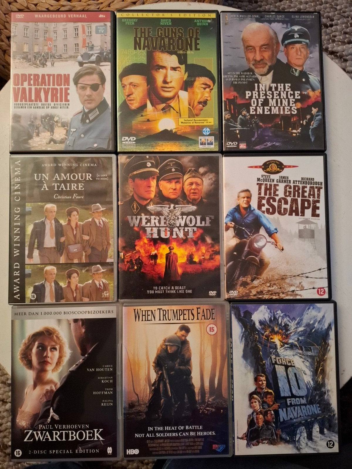 Enkele oorlog dvd's, Cd's en Dvd's, Vanaf 16 jaar, Ophalen of Verzenden, Zo goed als nieuw