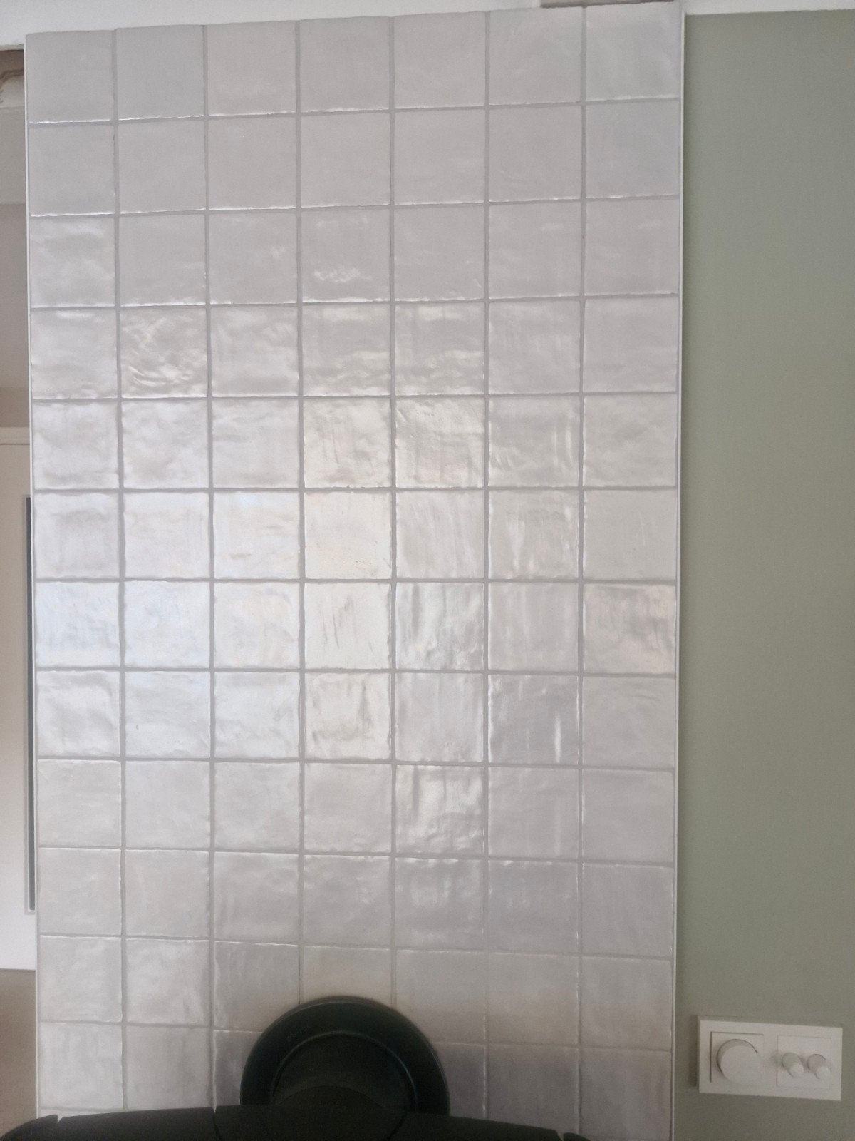 4 dozen parelmoer wit Wandtegels - Equipe 10x10 cm, Ophalen, Nieuw, Minder dan 20 cm, Minder dan 20 cm