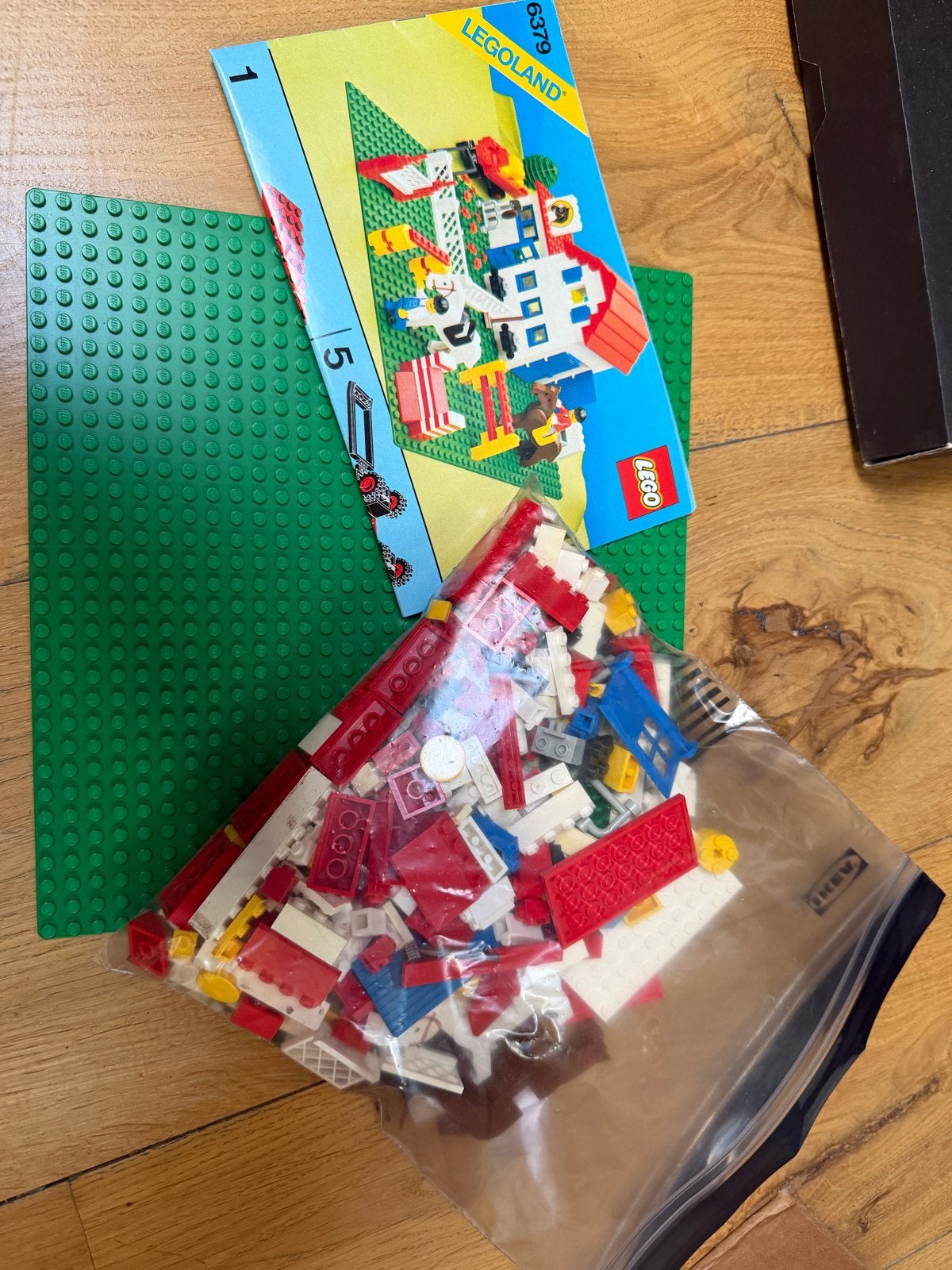 Lego manege 6379 Legoland met grondplaat en instructies, Gebruikt, Lego, Ophalen of Verzenden, LEGOLAND