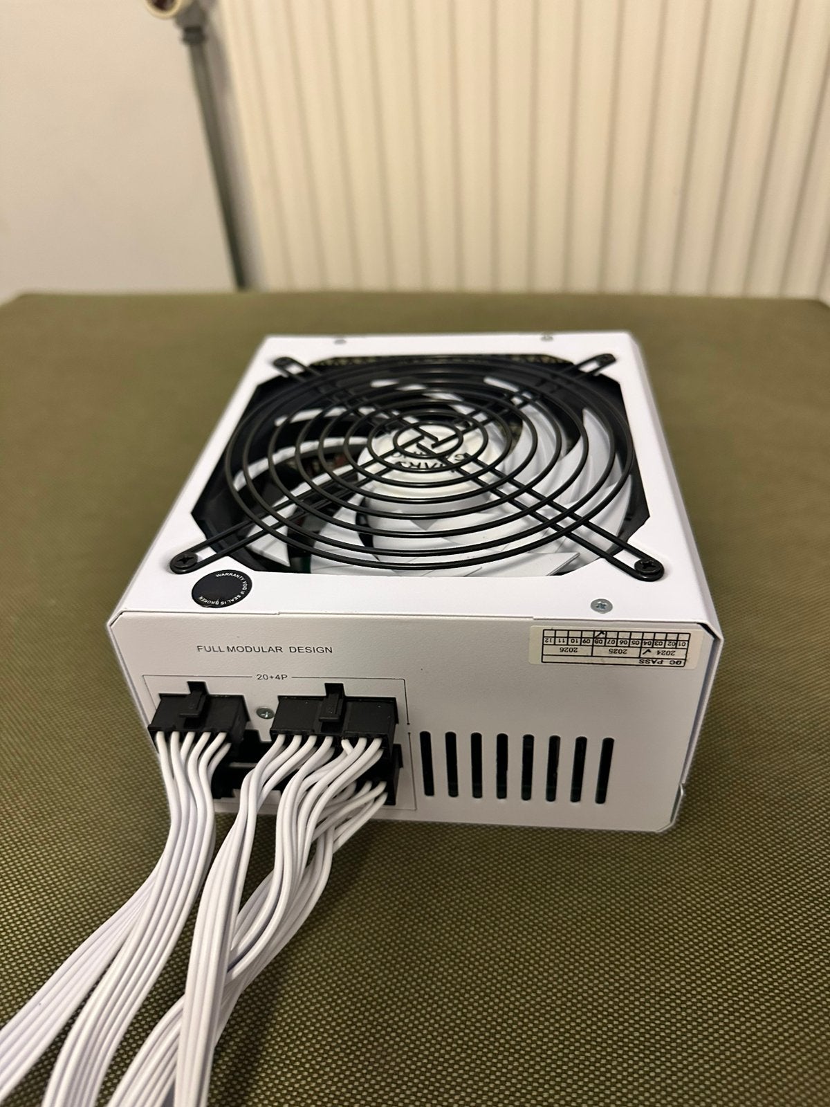 Mars Gaming ZEUS 750W Wit PSU | Modulair (Mist kabels)⁠, Ophalen of Verzenden, Zo goed als nieuw