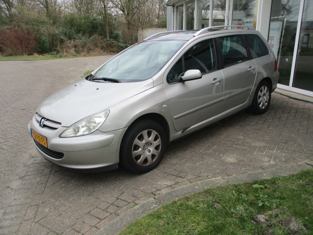 Peugeot 307 SW 1.6 16V APK 08-10-2025! Zo Mee (bj 2005), Auto's, Peugeot, Stof, Gebruikt, Zwart, 4 cilinders