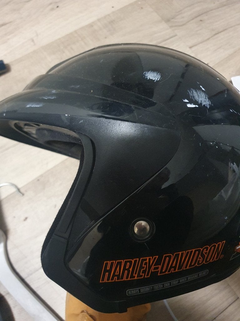 Harley-Davidson motorhelm maat L, Fietsen en Brommers, Ophalen of Verzenden, Gebruikt, Large, Harley-Davidson