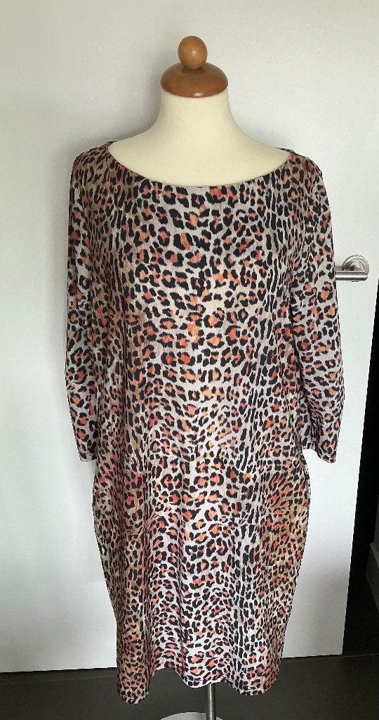 Studio Anneloes, Animal print Jurk,  maat XL, Kleding | Dames, Jurken, Studio Anneloes, Maat 46/48 (XL) of groter, Ophalen of Verzenden