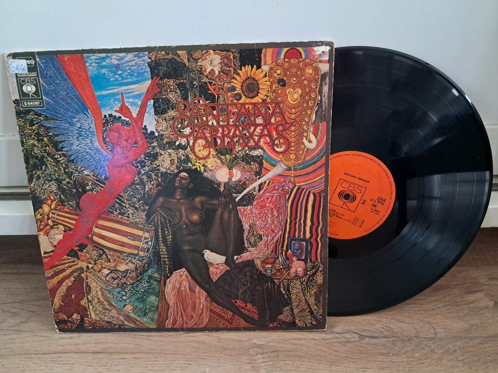 Santana - Abraxas LP (CBS S 64087), LP, Rock, Gebruikt, Ophalen of Verzenden