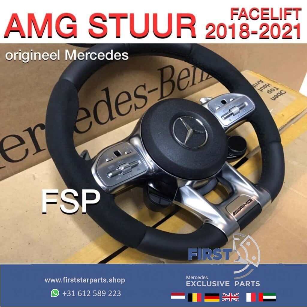2021 ORIGINEEL AMG GT STUUR + AIRBAG Mercedes A CLA C E Klas, Gebruikt, -, Ophalen of Verzenden, -