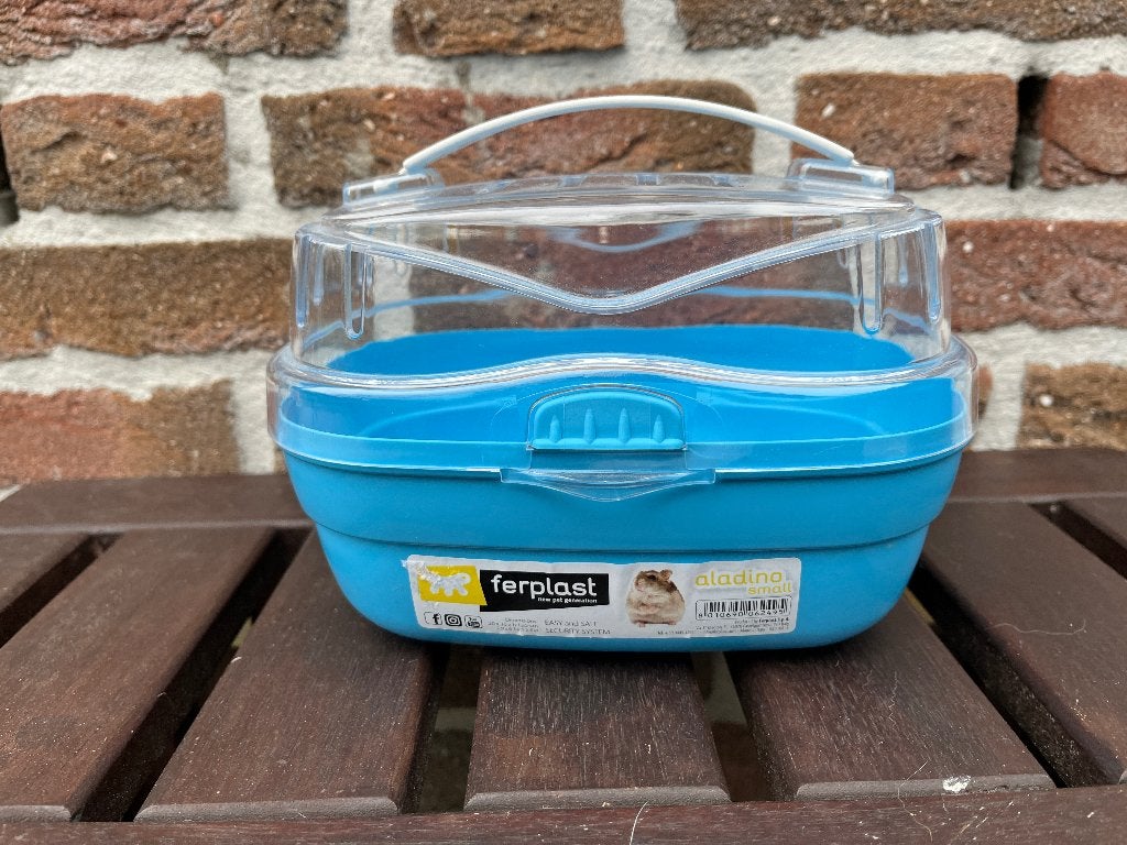 Ferplast Aladino Small – muis / dwerghamster Vervoerbox, Ophalen, Zo goed als nieuw, Transportkoffer of -box