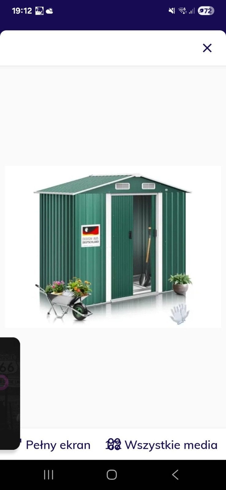 Kesser XL Metalen Tuinhuis 182x118x186 cm - 4.2m2, Tuin en Terras, Bergingen en Tuinkasten, Ophalen, Nieuw, Metaal, Overige typen