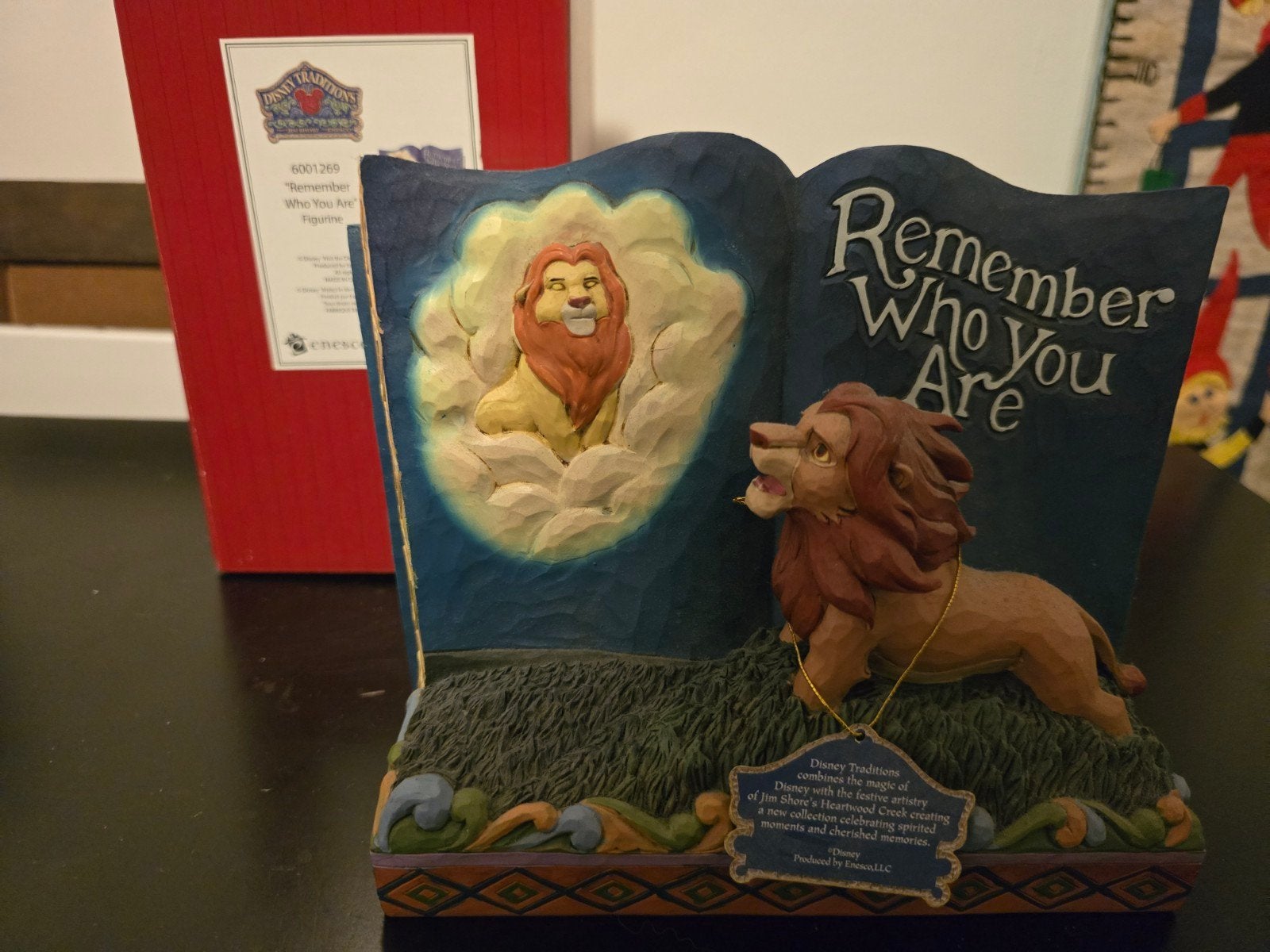 Jim Shore Remember Who You Are 6001269 Lion King, Verzamelen, Ophalen of Verzenden, Leeuwenkoning of Jungle Boek, Zo goed als nieuw