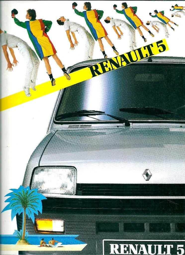 Folder Renault 5 1984, Ophalen of Verzenden, Gelezen, Renault