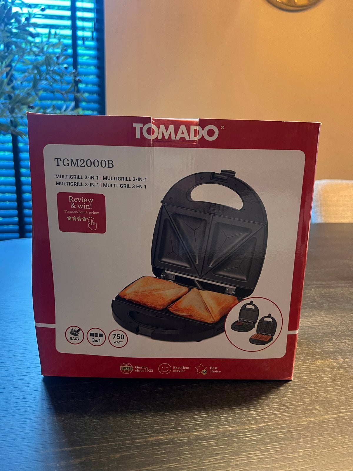 Tomado TGM2000B Multigrill 3-in-1 - Nieuw in doos, Ophalen of Verzenden, Nieuw
