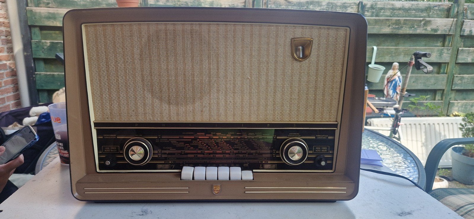 Philips radio, Antiek en Kunst, Ophalen