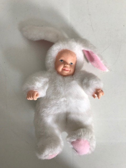 Anne geddes popje. Wit konijntje. Zo goed als nieuw., Ophalen, Overige karakters, Konijn, Zo goed als nieuw