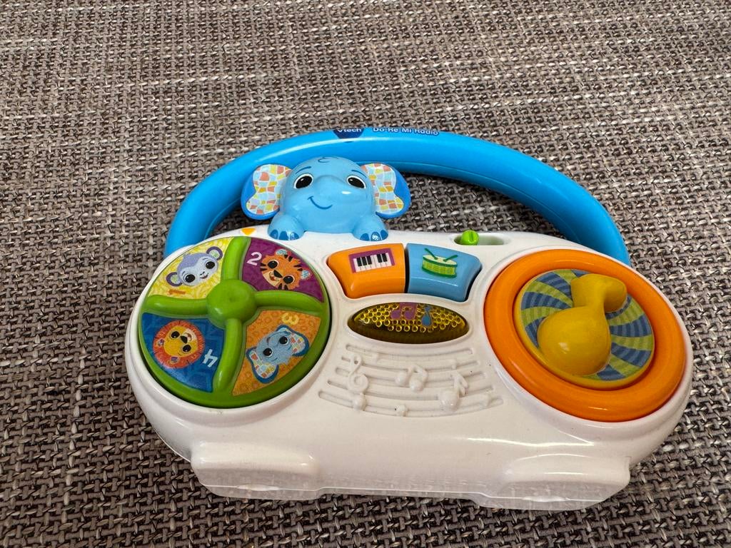 VTech Do-Re-Mi Radio - Interactief Muziekspeelgoed, Kinderen en Baby's, Ophalen of Verzenden, Zo goed als nieuw, 0 tot 6 maanden