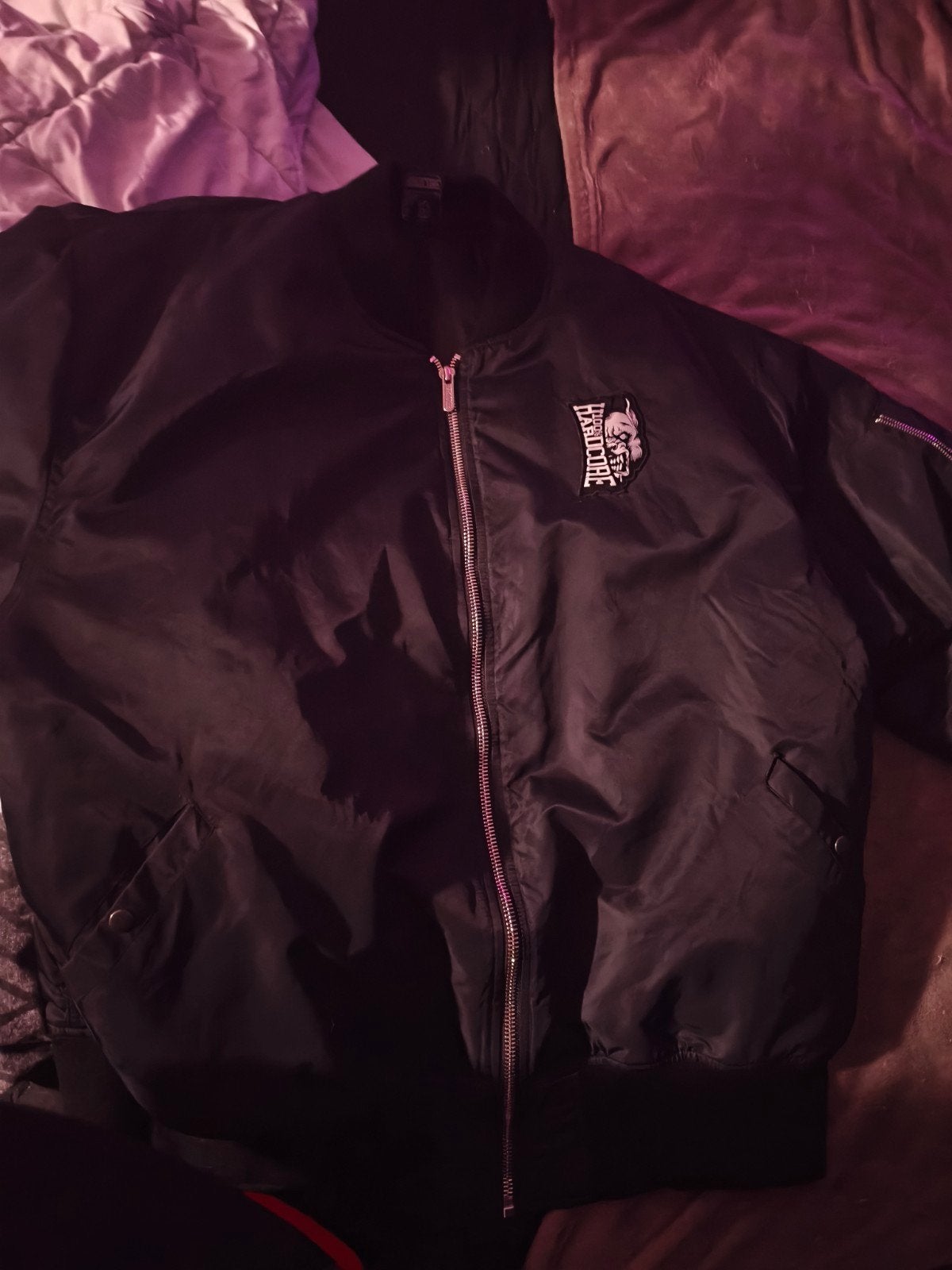 100% Hardcore Bomberjack Zwart - Maat 4XL, Kleding | Heren, Jassen | Zomer, Ophalen of Verzenden, Overige maten, Zwart