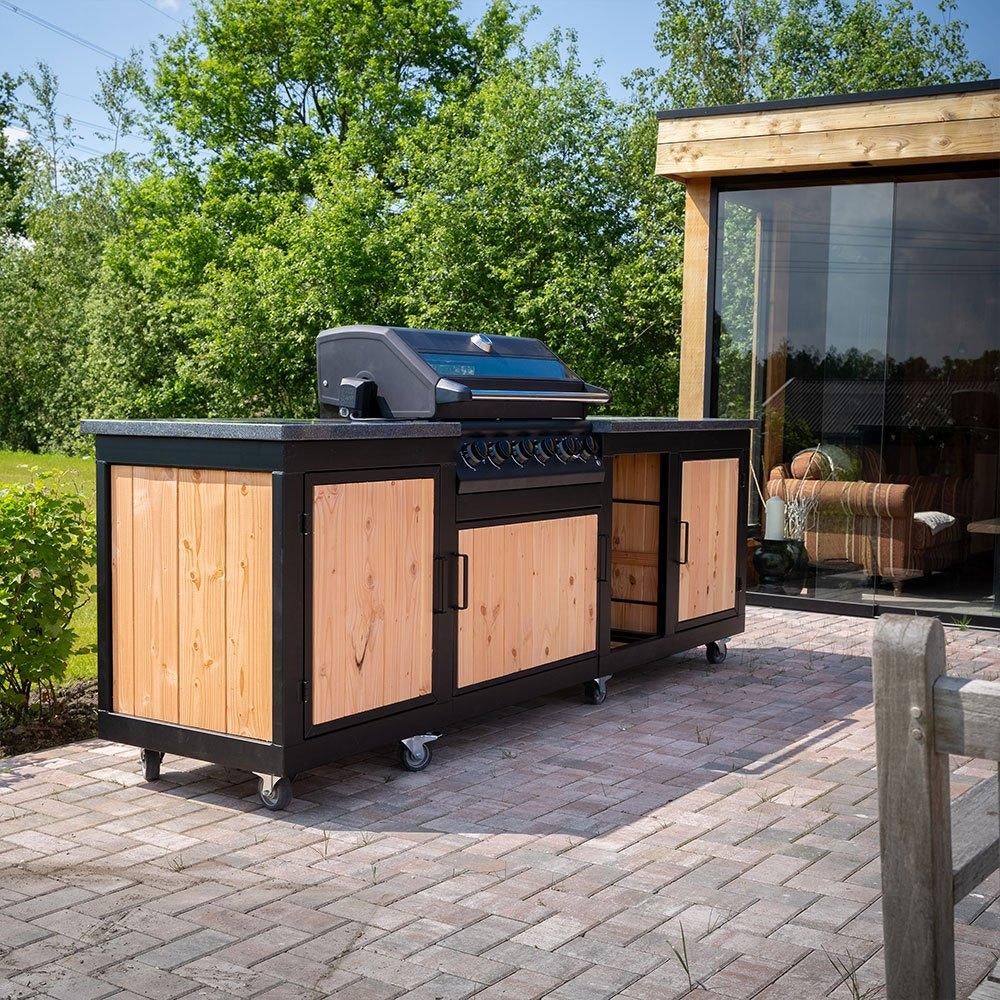 Buitenkeuken met Gasgrill, Verzenden, Nieuw, Gas, Inbouw