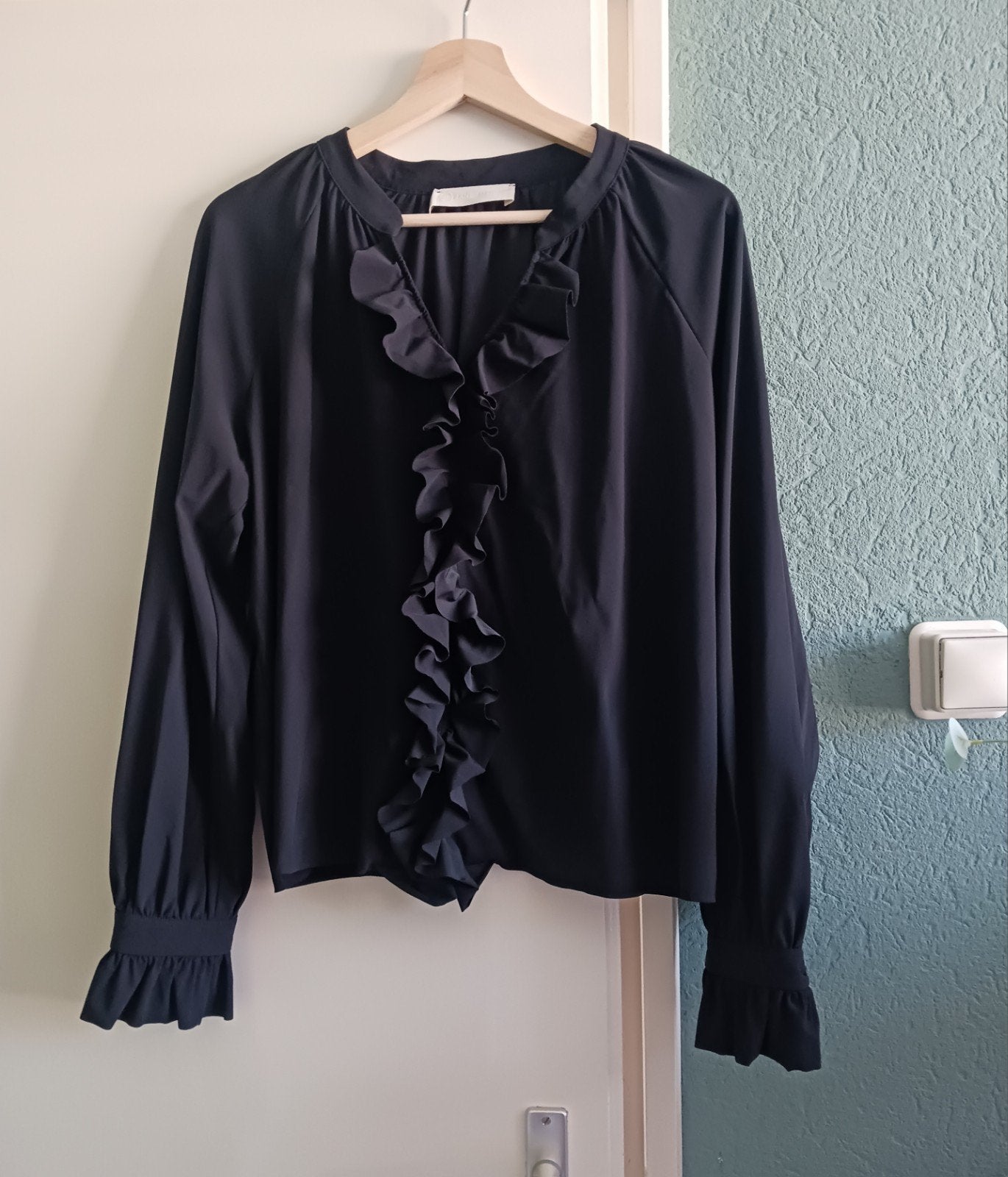 Jane Lushka blouse, XL, Zwart, Maat 46/48 (XL) of groter, Ophalen of Verzenden, Zo goed als nieuw